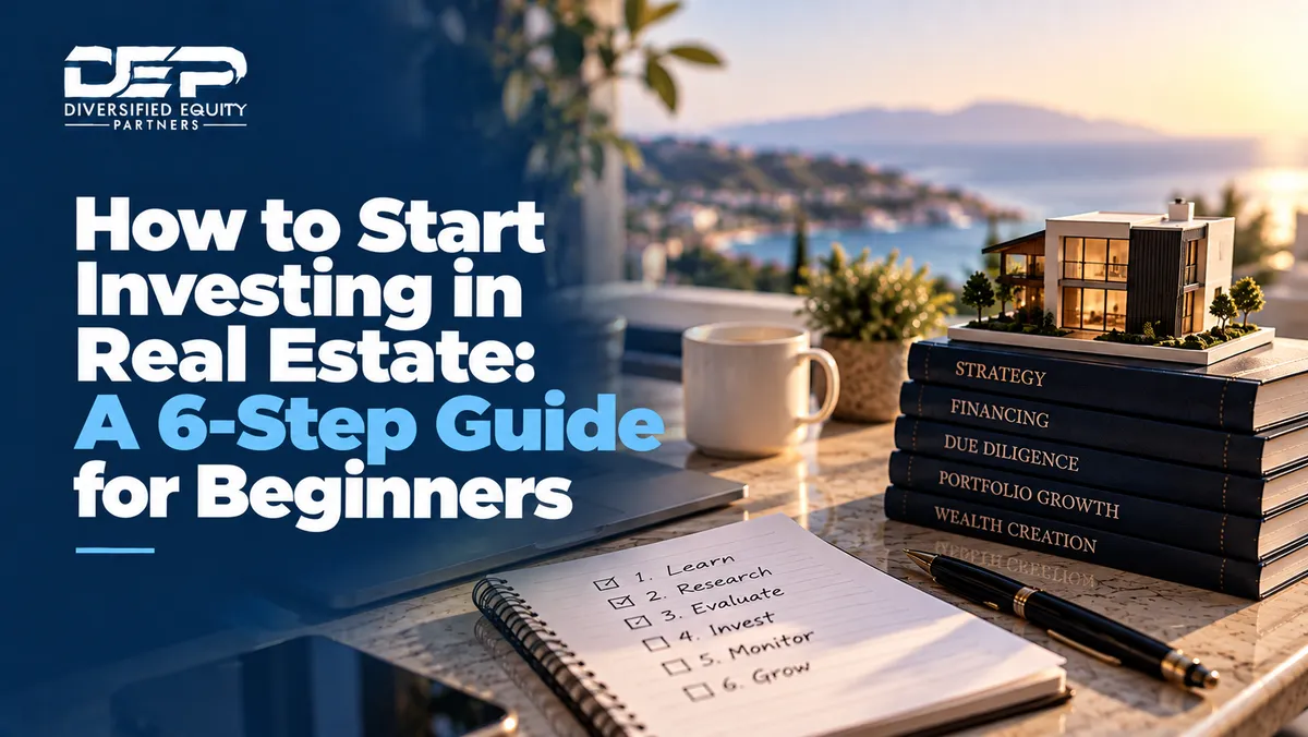 Learn how to start investing in real estate with six practical steps covering your financial position, goals, risk tolerance, capital, and investment style.