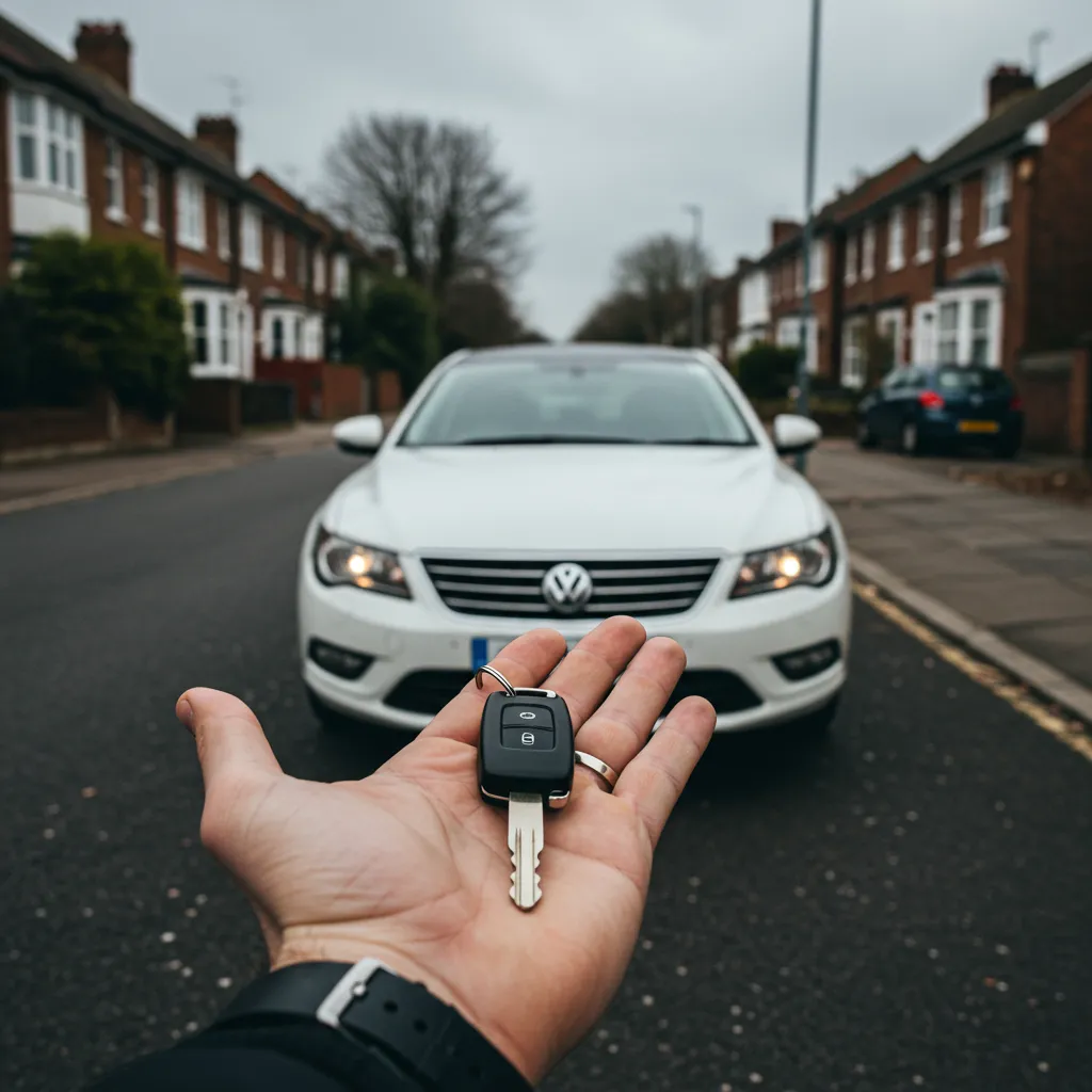 Replacement hire car delivered after non-fault accident in Scotland
