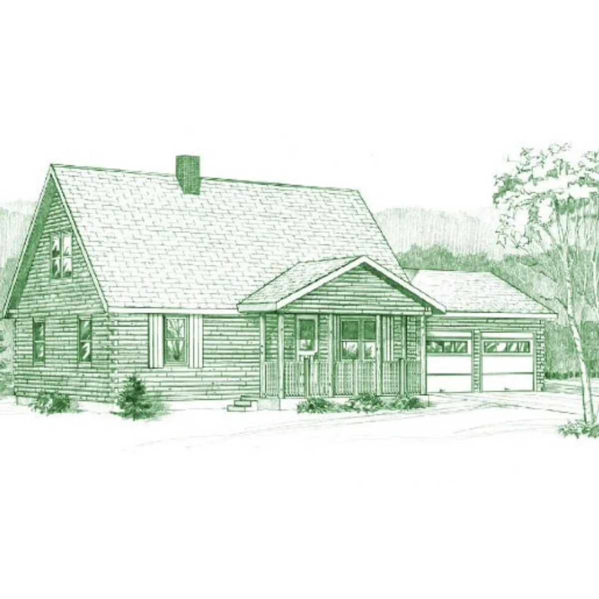 Blueprint style image of the Custom Structural Shell