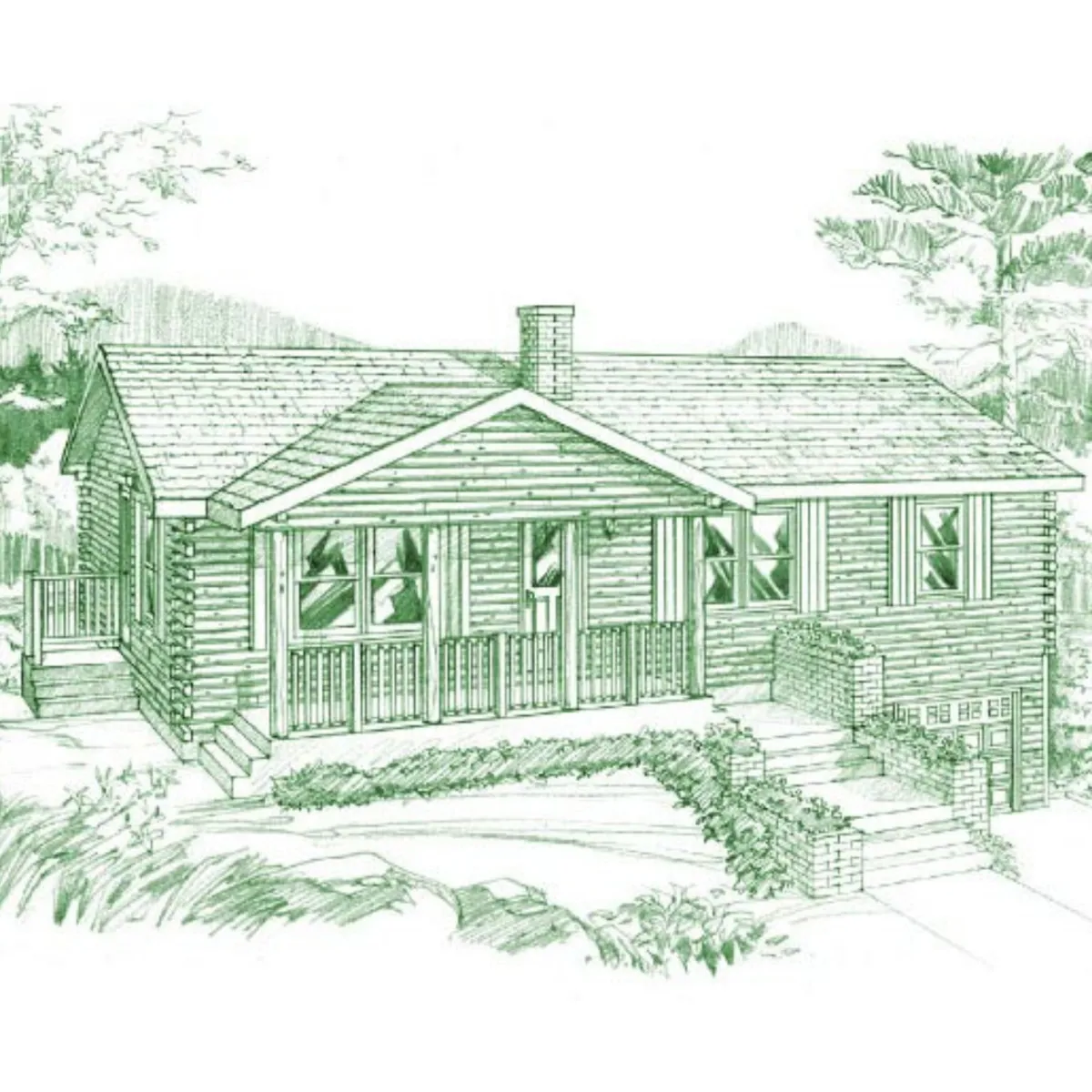 Blueprint style image of the Custom Structural Shell