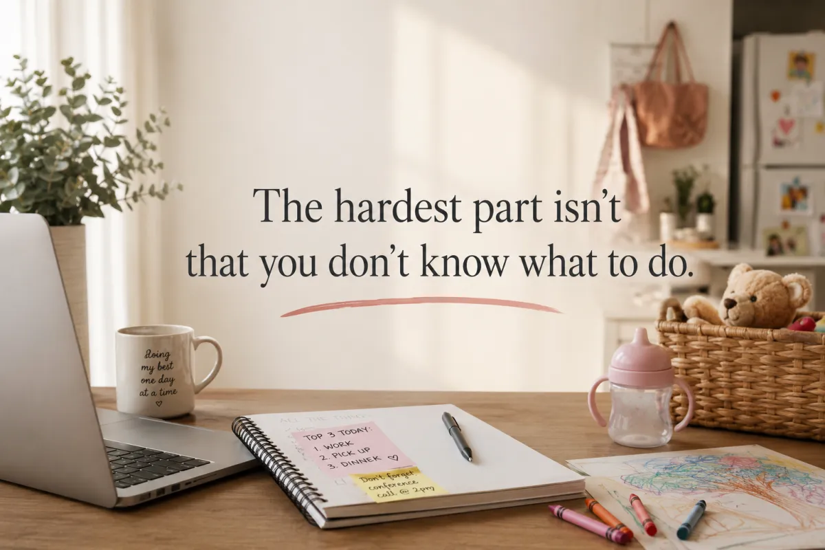 Why Working Mothers “Lose It” at 5:47 Even When They Know Better