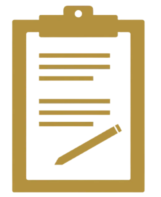 clip board and pencil graphic