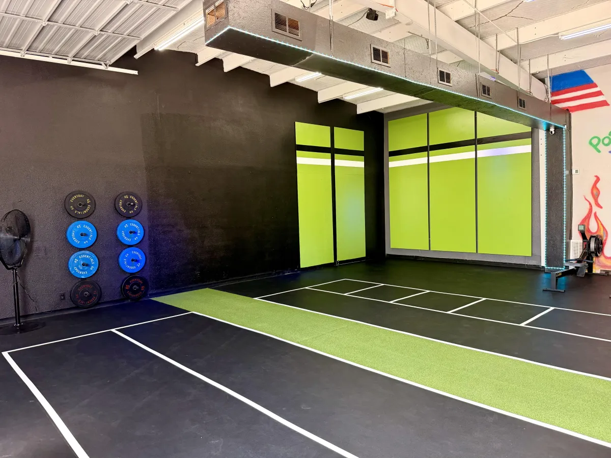 HYROX training gym floor at Born Ready in Helotes
