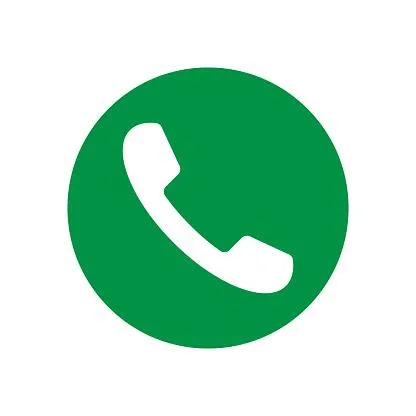 Icon of phone with green background