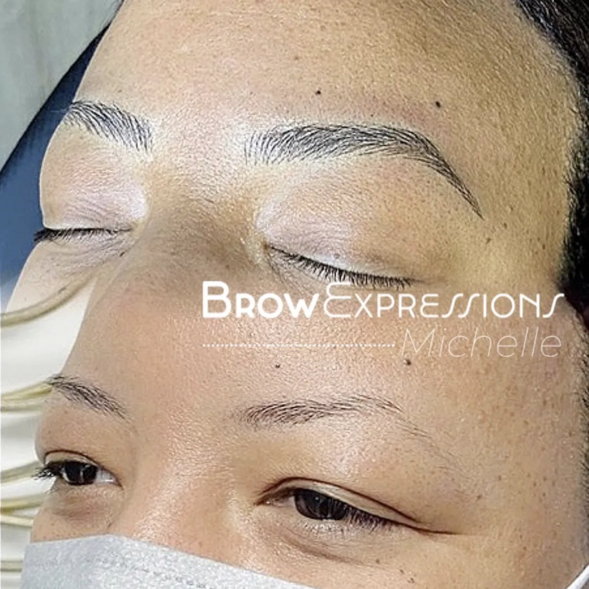 Remarkable eyebrow arch improvement with microblading in Long Beach, CA