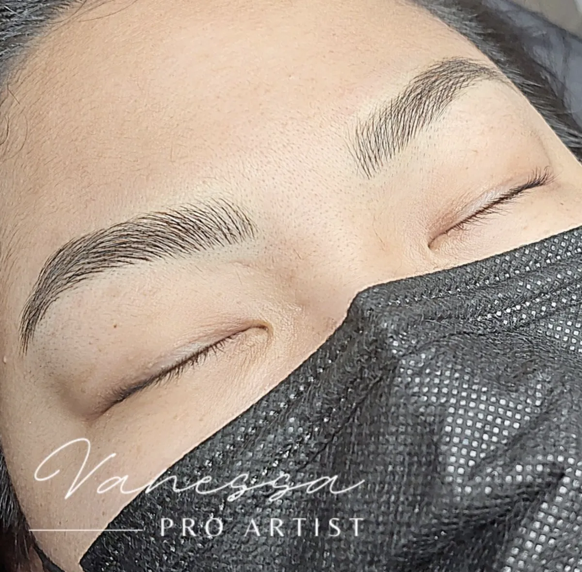 Soft and natural microblading results in Los Angeles, CA