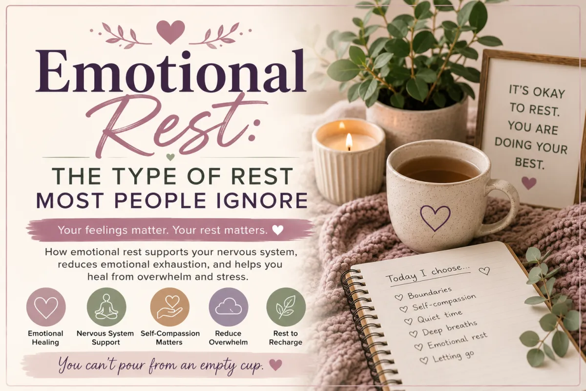 Emotional Rest: The Type of Rest Most People Ignore