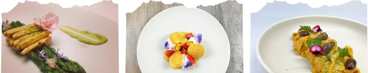 fiori commestibili eduli in cucina