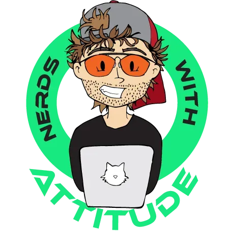 This is the Nerds With Attitude Emblem Log