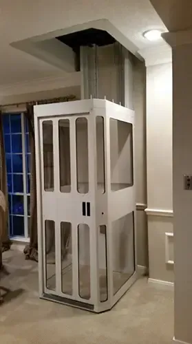 Multi-story home elevator installation for open-concept homes. Compare residential elevator models and local installation costs today.