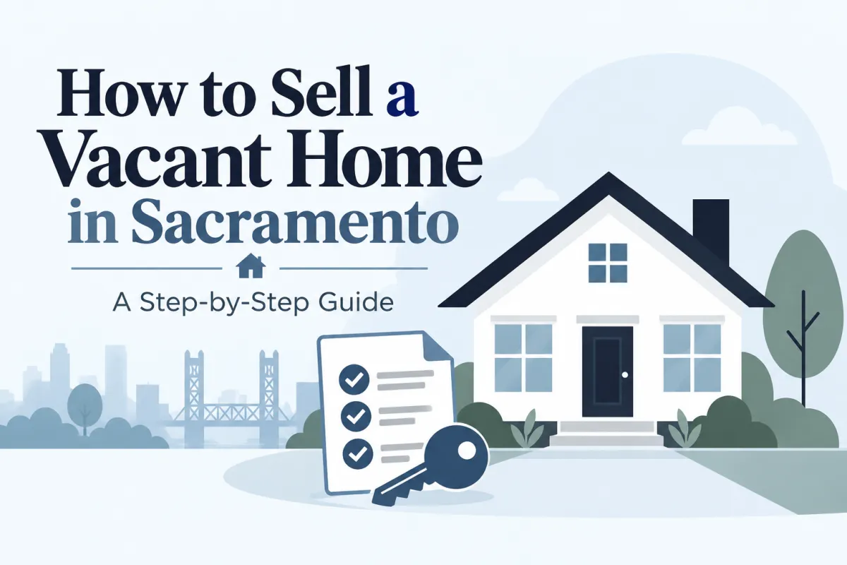 How to sell a vacant home in Sacramento step-by-step guide