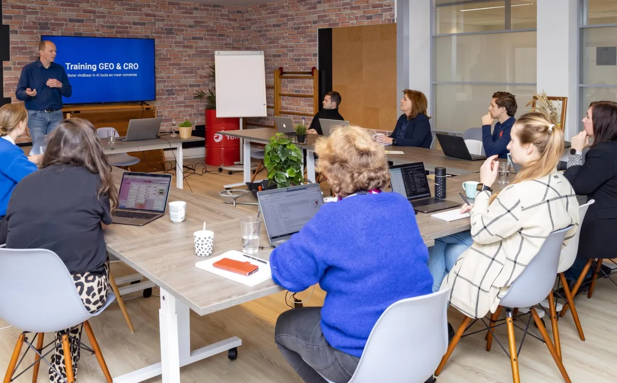 training GEO en CRO beter vindbaar in AI tools en meer conversie