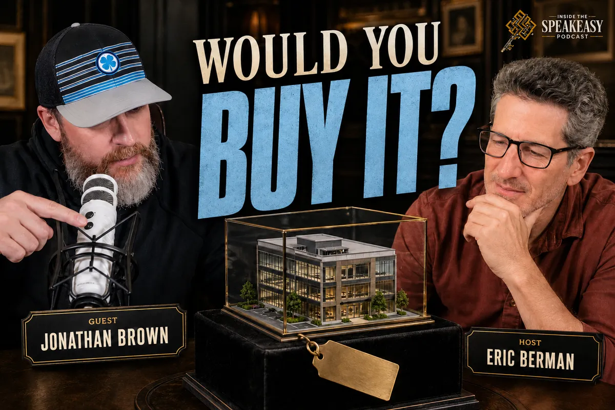 JB Brown discussing exit planning and how to build a business buyers want on the Speakeasy Podcast