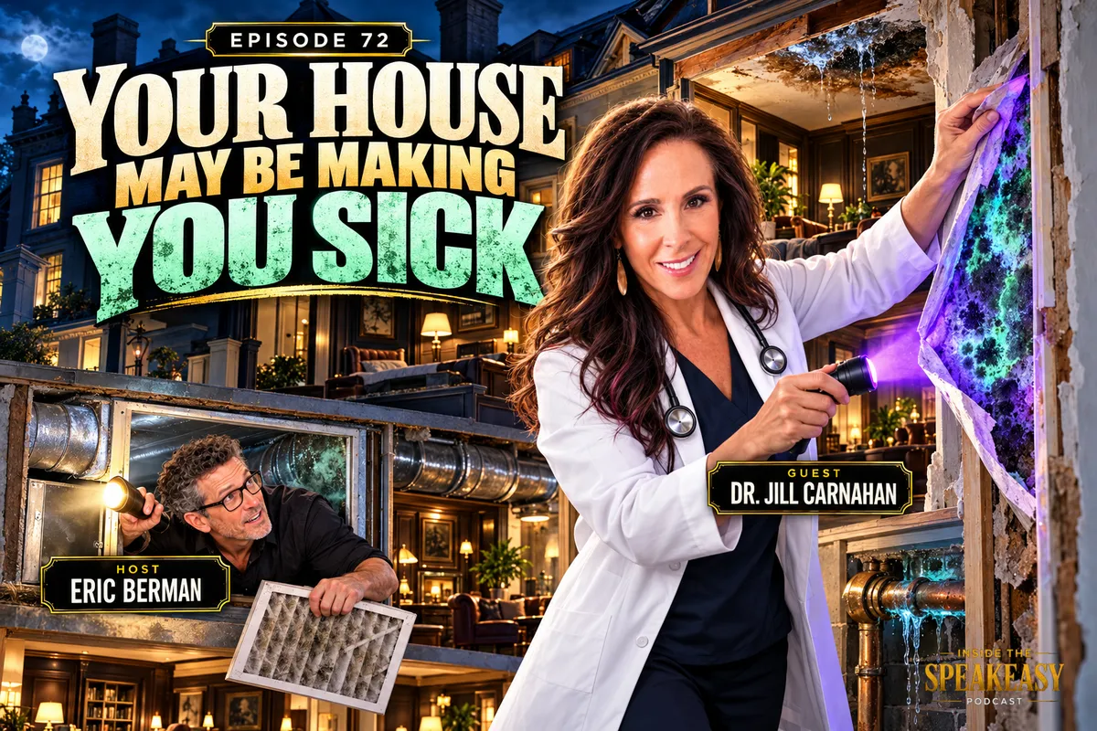 Dr. Jill Carnahan discussing turning suffering into purpose on the Speakeasy Podcast