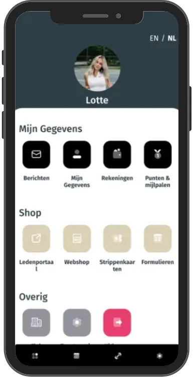 Indeling en zones van Absolute Fit sportschool