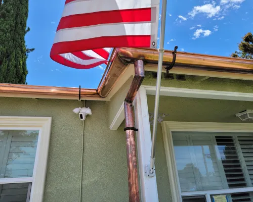 copper gutters
