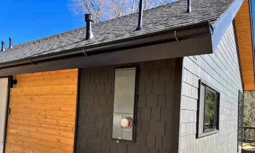 copper rain gutters