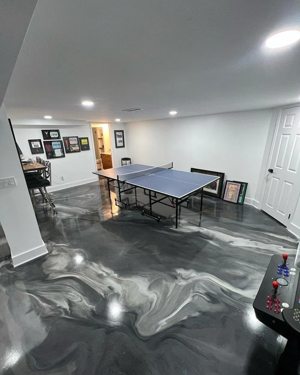 Basement Floor Coating in Kansas City Done By Onyx Luxury Epoxy