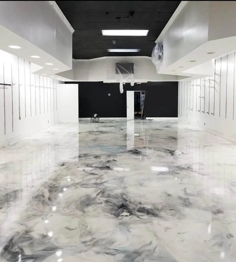 Commercial Epoxy Floor Coating Marble Epoxy In Kansas