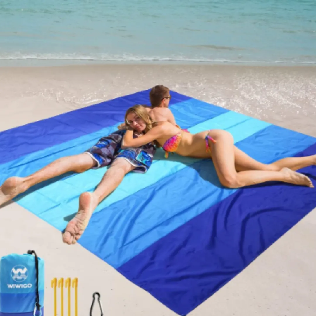 Beach Blanket 79" X 83"/10'9 for 2 to 8 adults