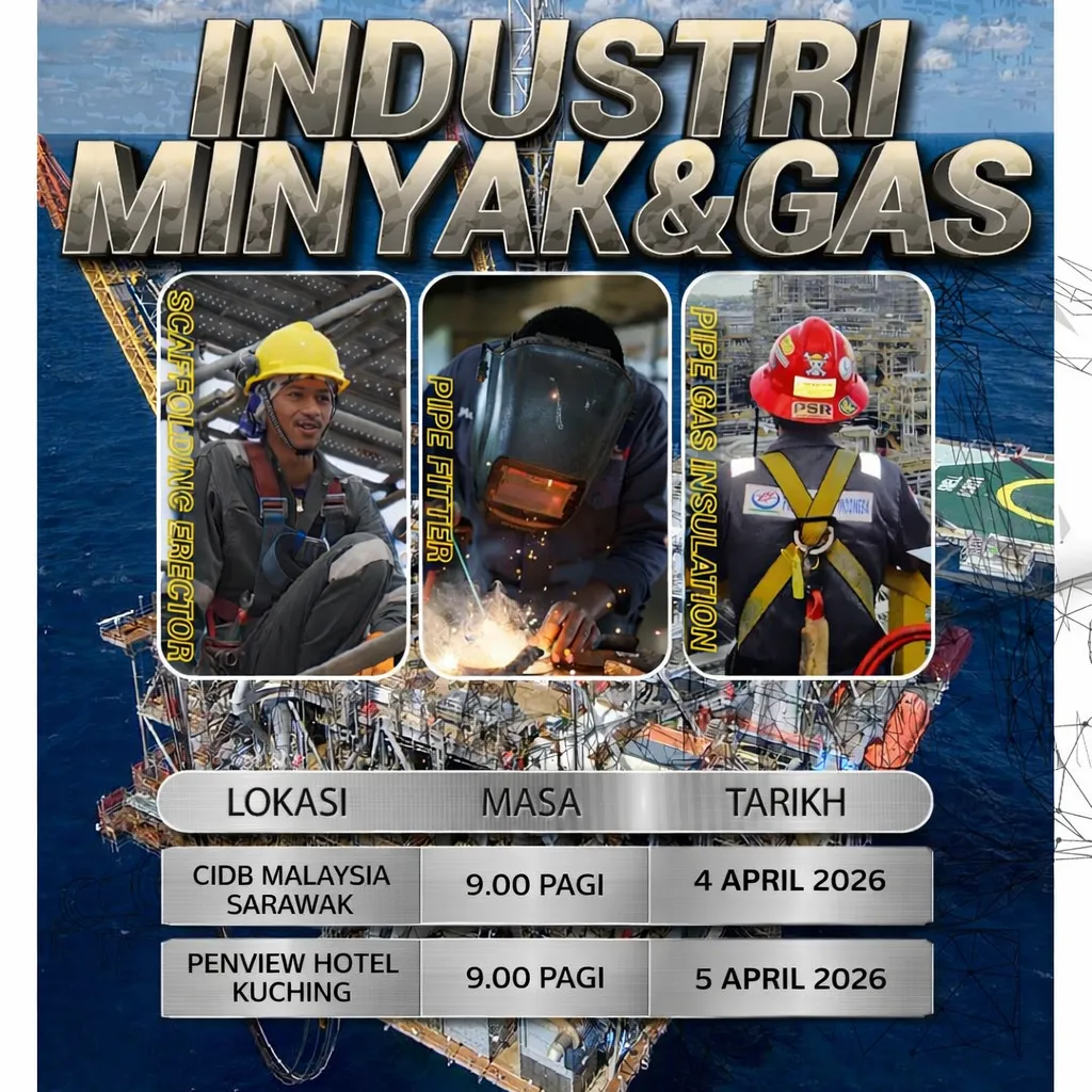 Tenaga pengajar Jana Kerja Malaysia sedang memberi taklimat keselamatan industri Oil & Gas.