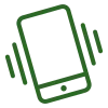 Vibrating phone icon
