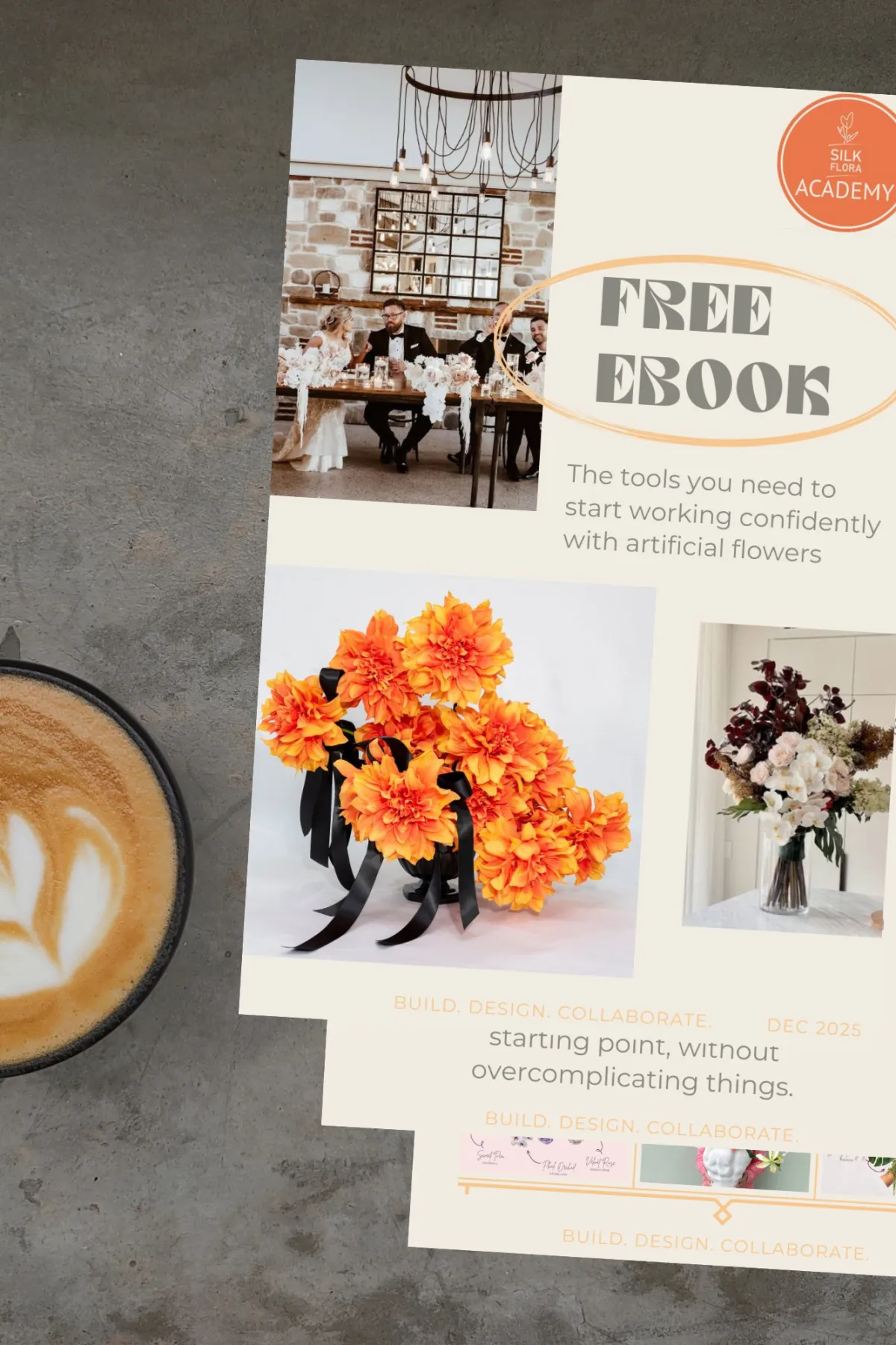 A 9-page guide covering essential tools for faux floristry
