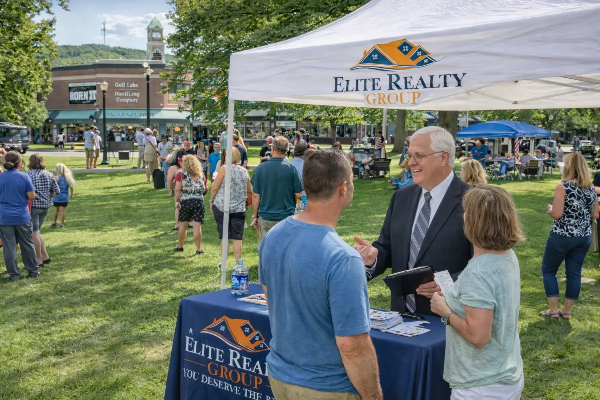Families enjoying Gull Lake Park, children playing, and people walking dogs on a sunny day in Richland, MI