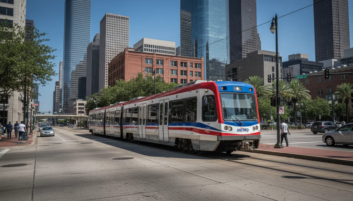 Houston METRORail light rail serves tens of thousands of daily riders