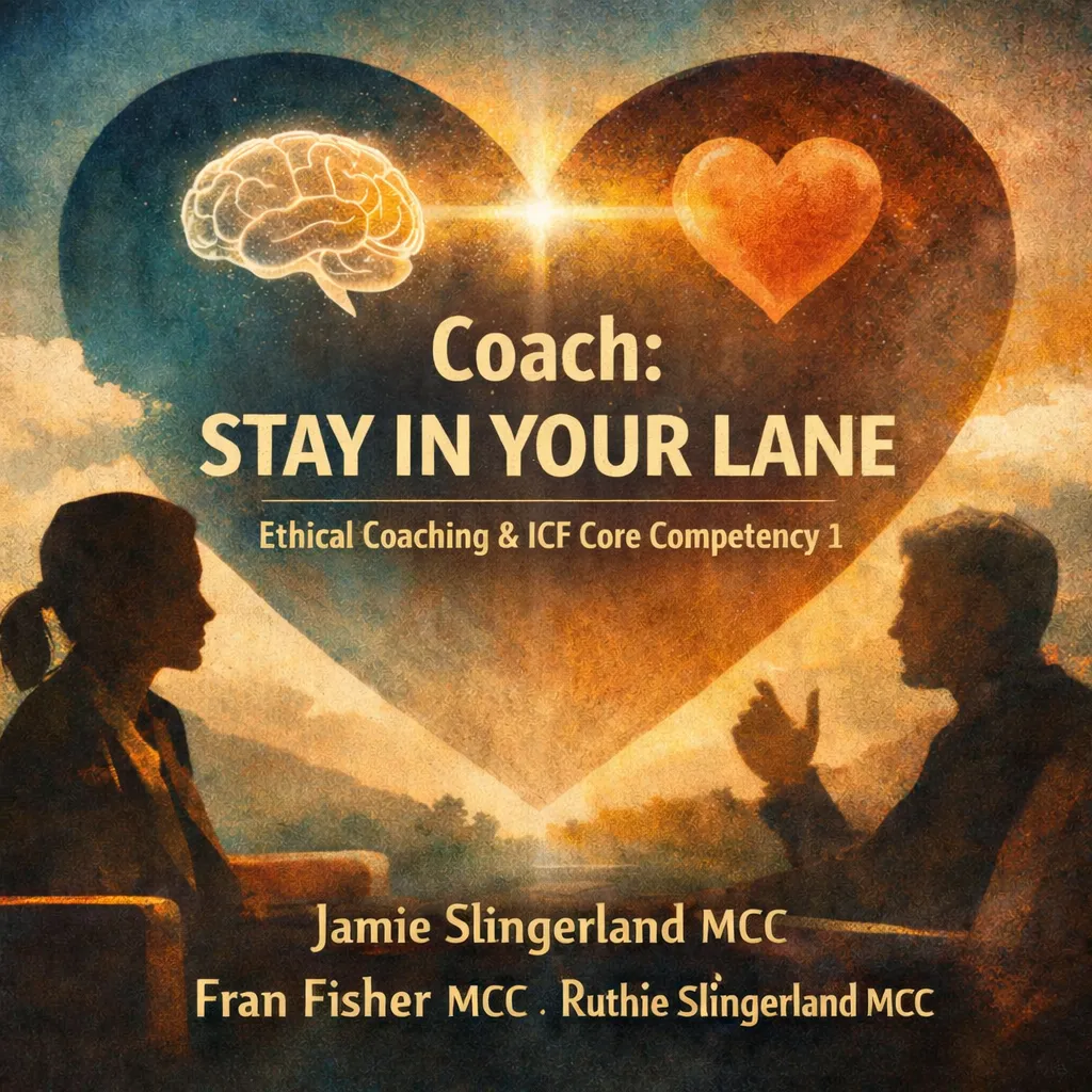 ICF Core Competency #1 Demonstrates Ethical Practice: Coach stay in your lane