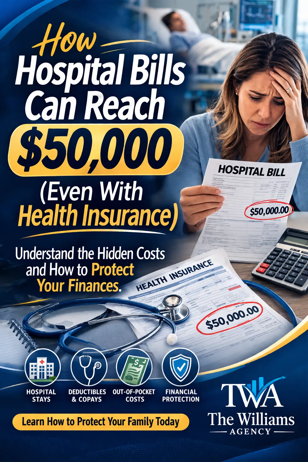 How Hospital Bills Can Reach $50,000 (Even With Health Insurance)
