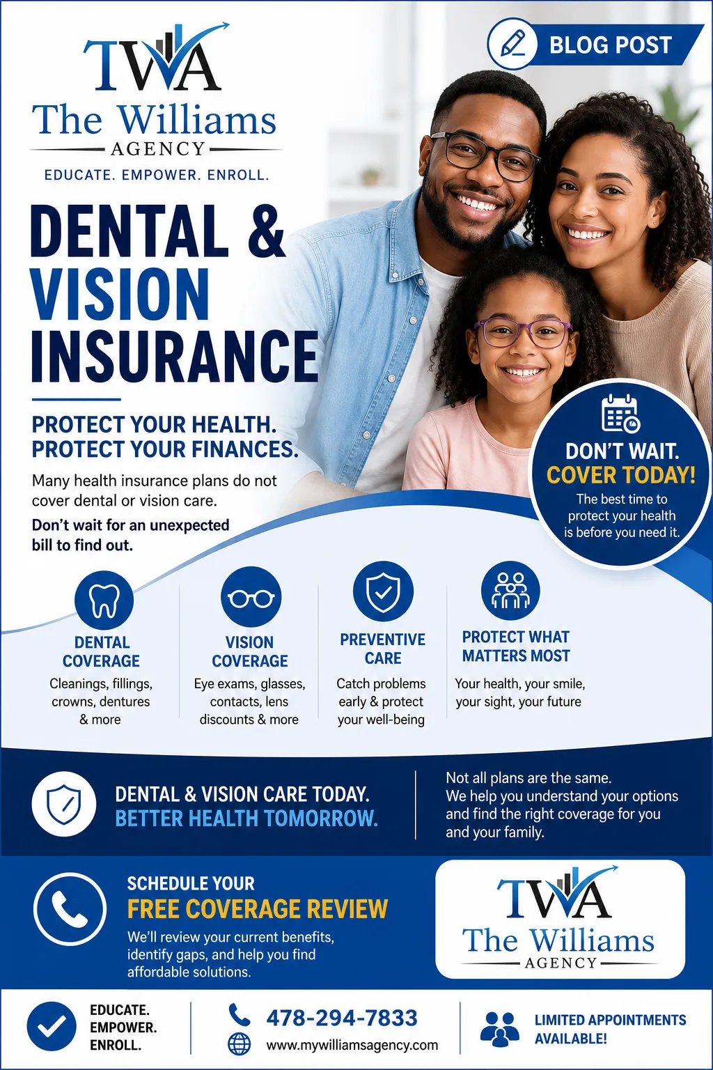 Why Dental & Vision Insurance Matter More Than You Think