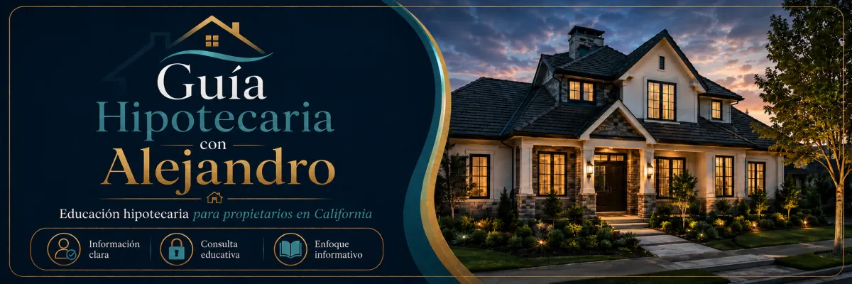 Guía Hipotecaria con Alejandro – educación hipotecaria para propietarios en California