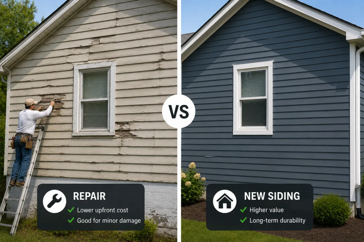 Repair or New Siding: Which Option Is Worth It?
