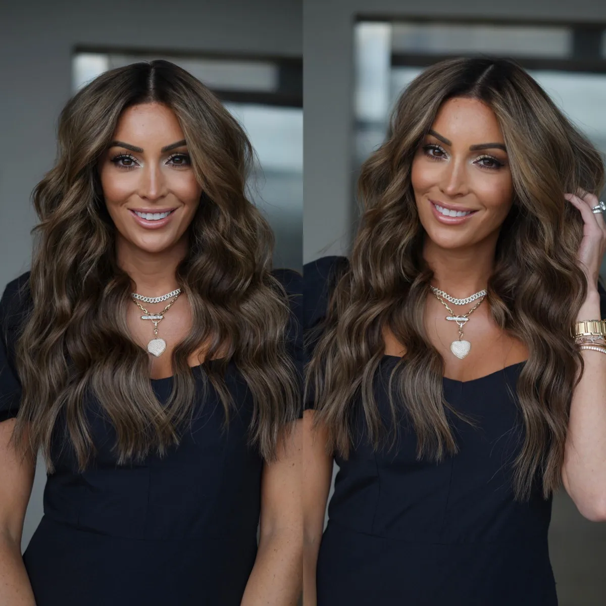 NBR hair extensions transformation Houston