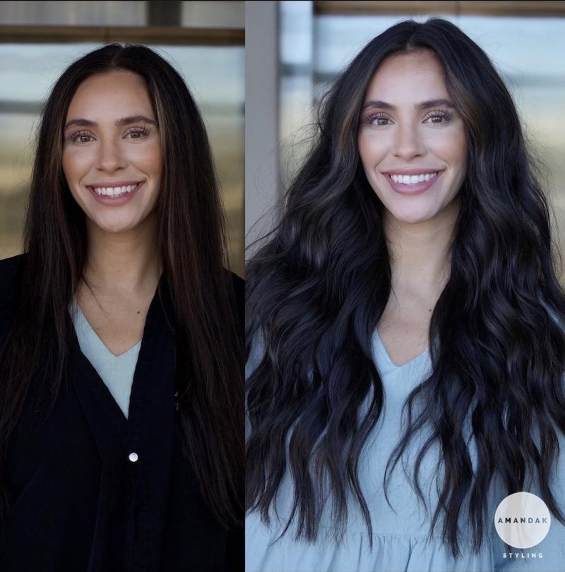 NBR hair extensions transformation Houston