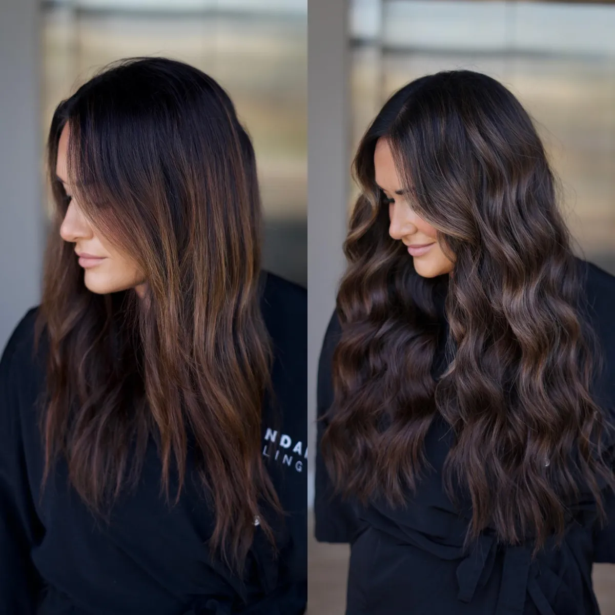 NBR hair extensions transformation Houston