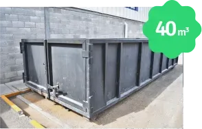 Contenedor de Scrap Industrial 40 metros cúbicos