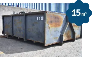 Contenedor de Scrap Industrial 15 metros cúbicos
