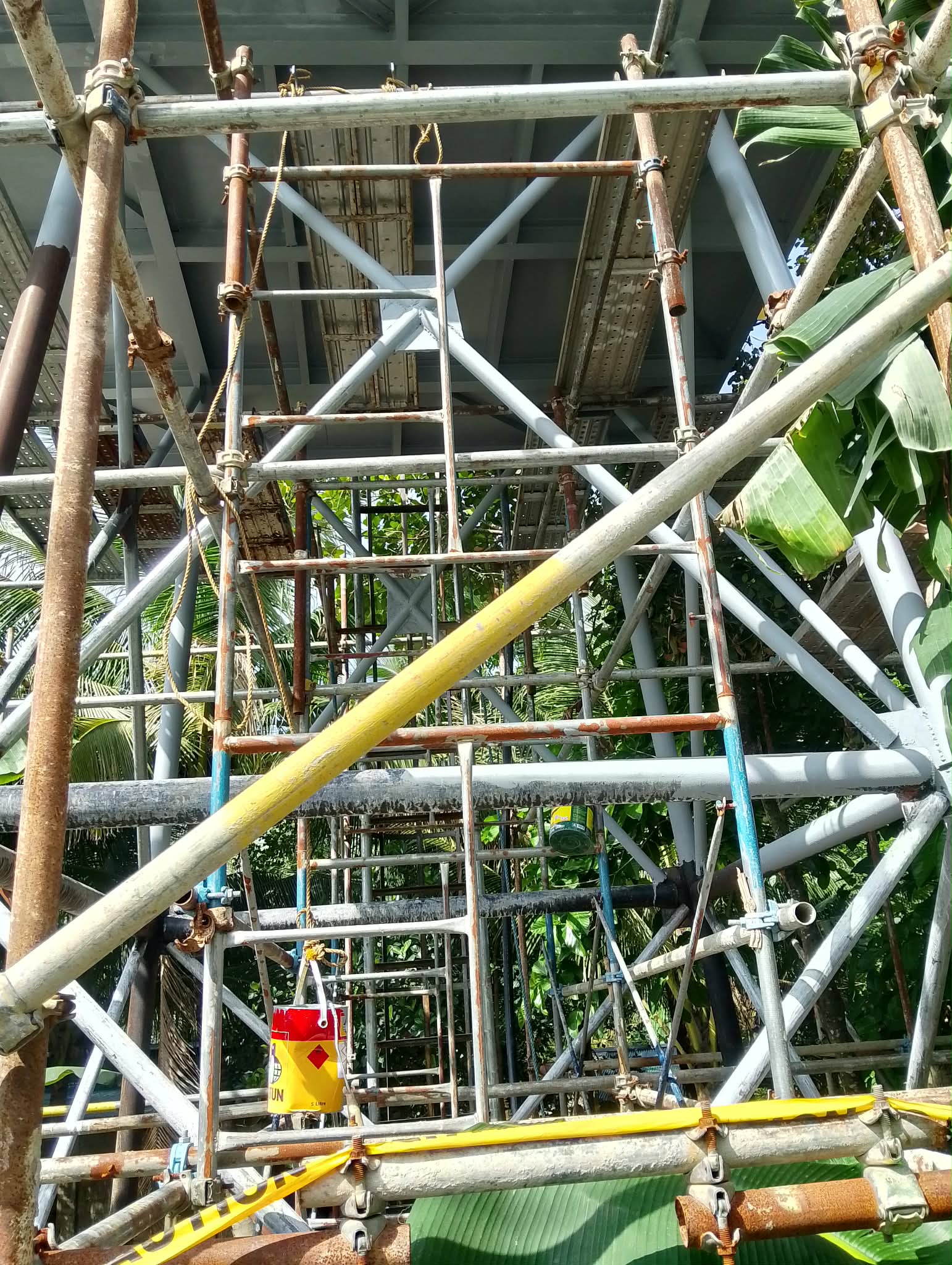 Old Town Tower Erection