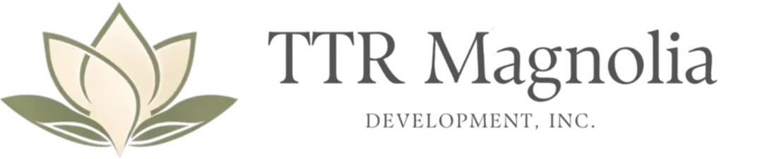 TTR Magnolia Developments logo with magnolia flower icon above company name