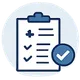 Education icon representing health risk awareness training and preventive wellness education programs.