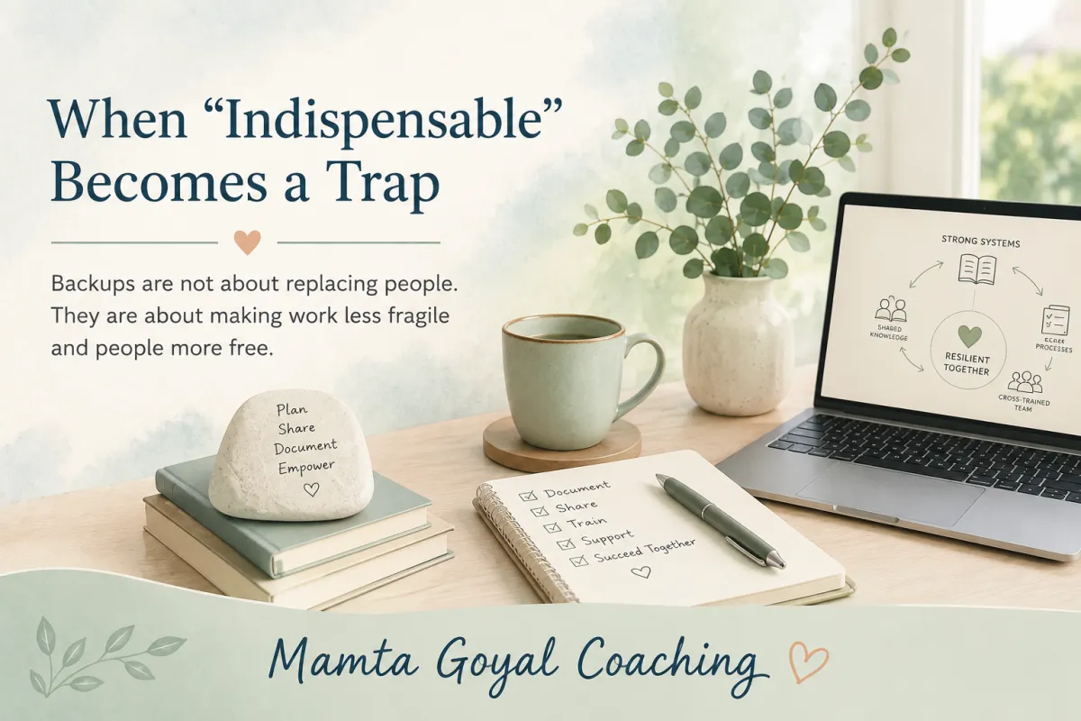 When “Indispensable” Becomes a Trap