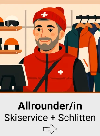 Wir suchen Allrounder Skiservice und Schlitten