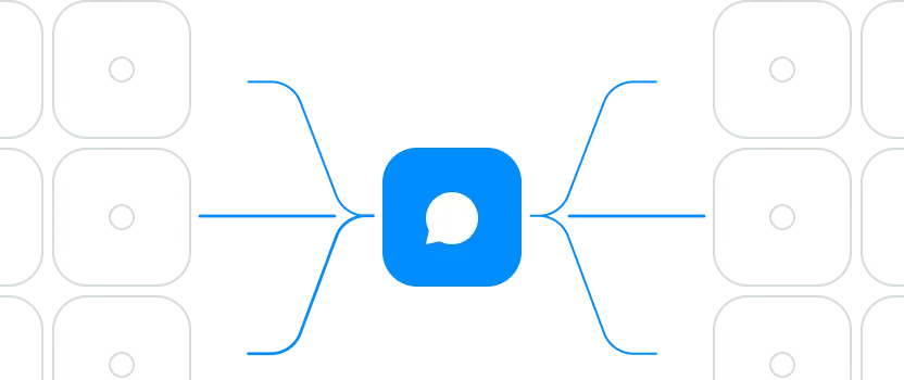 Decorative narrow banner with accent gradient blue-green