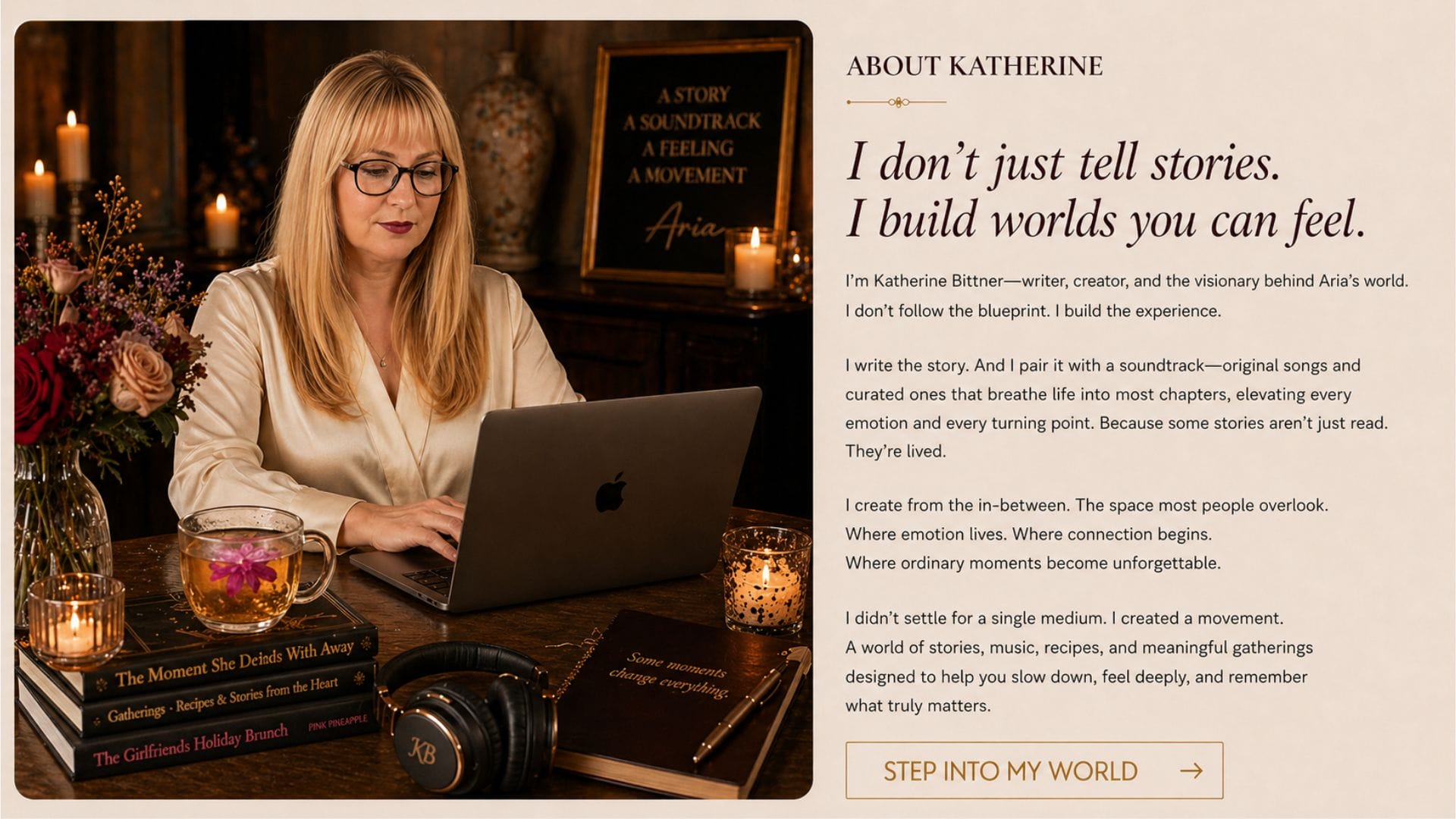 portrait of author Katherine Bittner