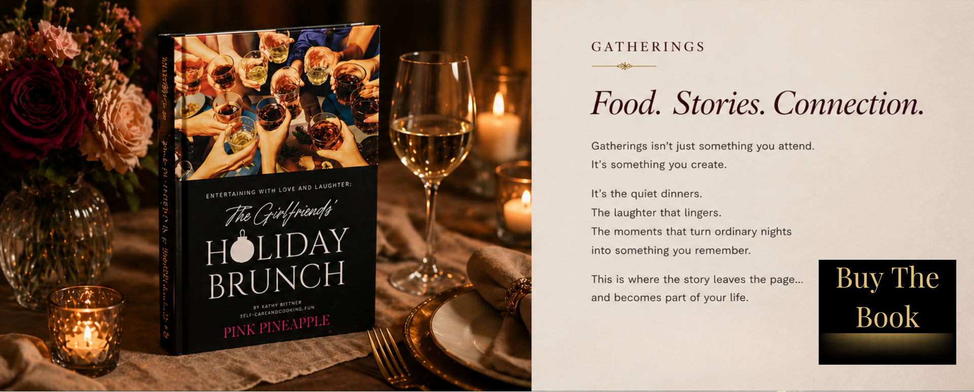 intimate gathering inspired by The Moment She Didn’t Walk Away with music, conversation, and a curated environment