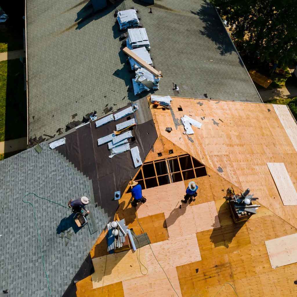 storm damage roof repair in Shelby, NC