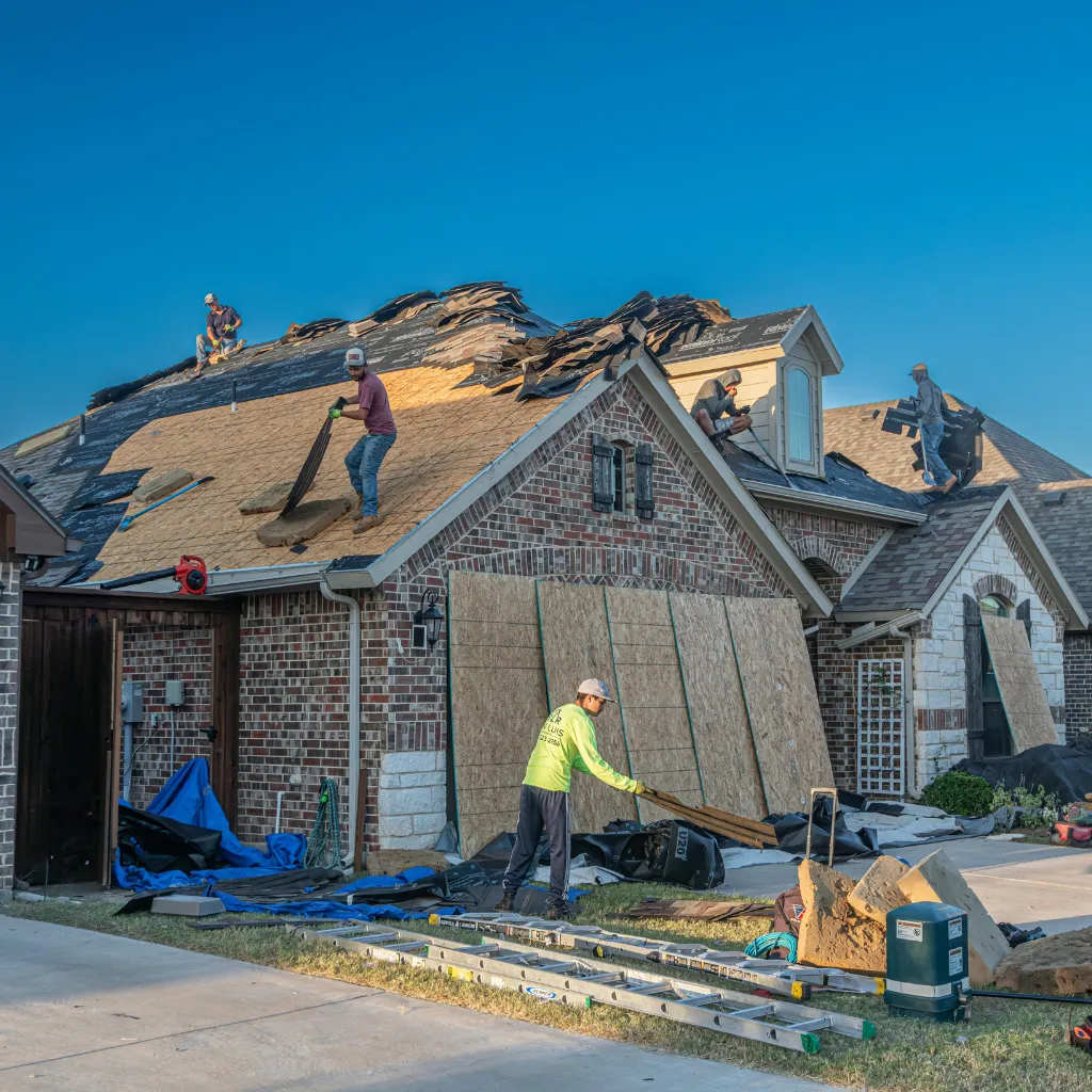 storm damage roof repair in Shelby, NC