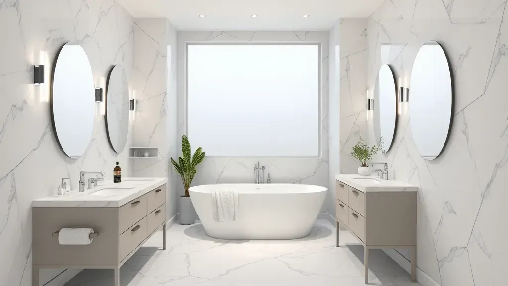 Bathroom remodeling projects showcasing modern designs in Los Angeles CA